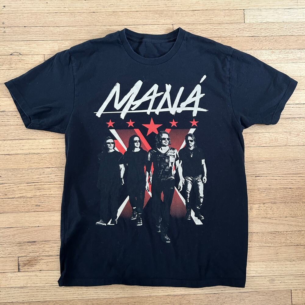 Mana Mexican Rock Band Tour T-shirt 2016 Men's Size Medium Concert Tee